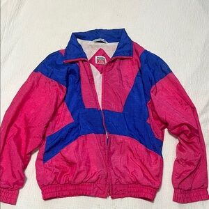 Vintage RockCreek Casuals Pink and Blue Puffer Windbreaker Jacket